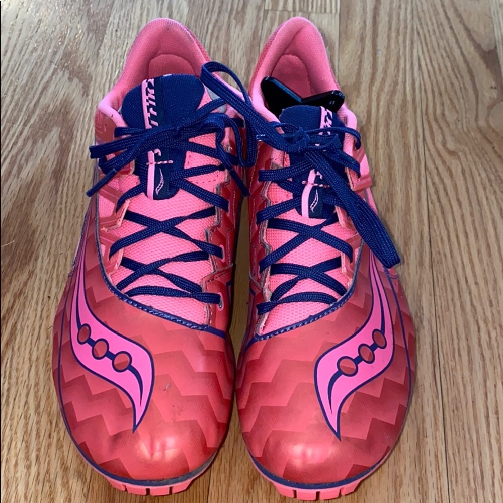 Saucony Track Shoes with spikes